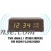 GOgroove Bluetooth Alarm Clock Radio Speaker, Dark Wooden Finish   566766727
